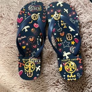 Tory Burch Flip flops NWOT SZ 7